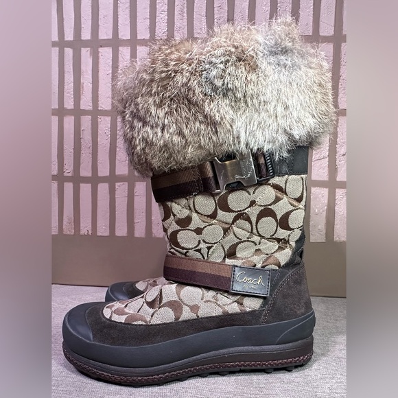 Coach Shoes - Coach Mariette winter snow boots SIZE 8